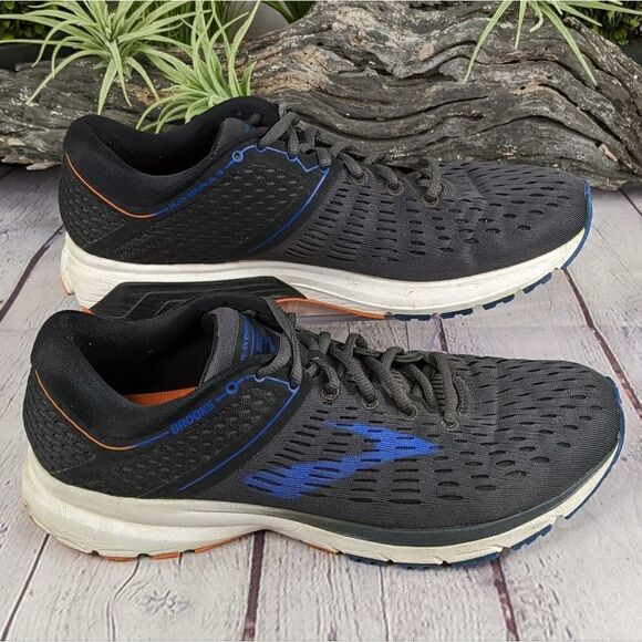 Brooks Ravenna 9 Running Shoes Sneakers - Ebony/Blue/Orange - Size 10 Medium (D) main image 9